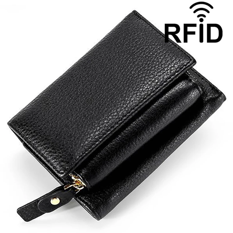 Новое поступление женский короткий кошелек из натуральной кожи популярные