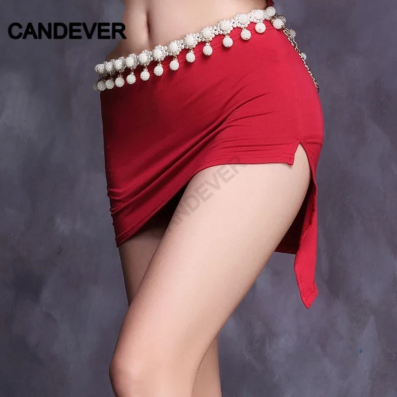 Восточная Женская юбка для танца живота цыганская Короткая костюм занятий