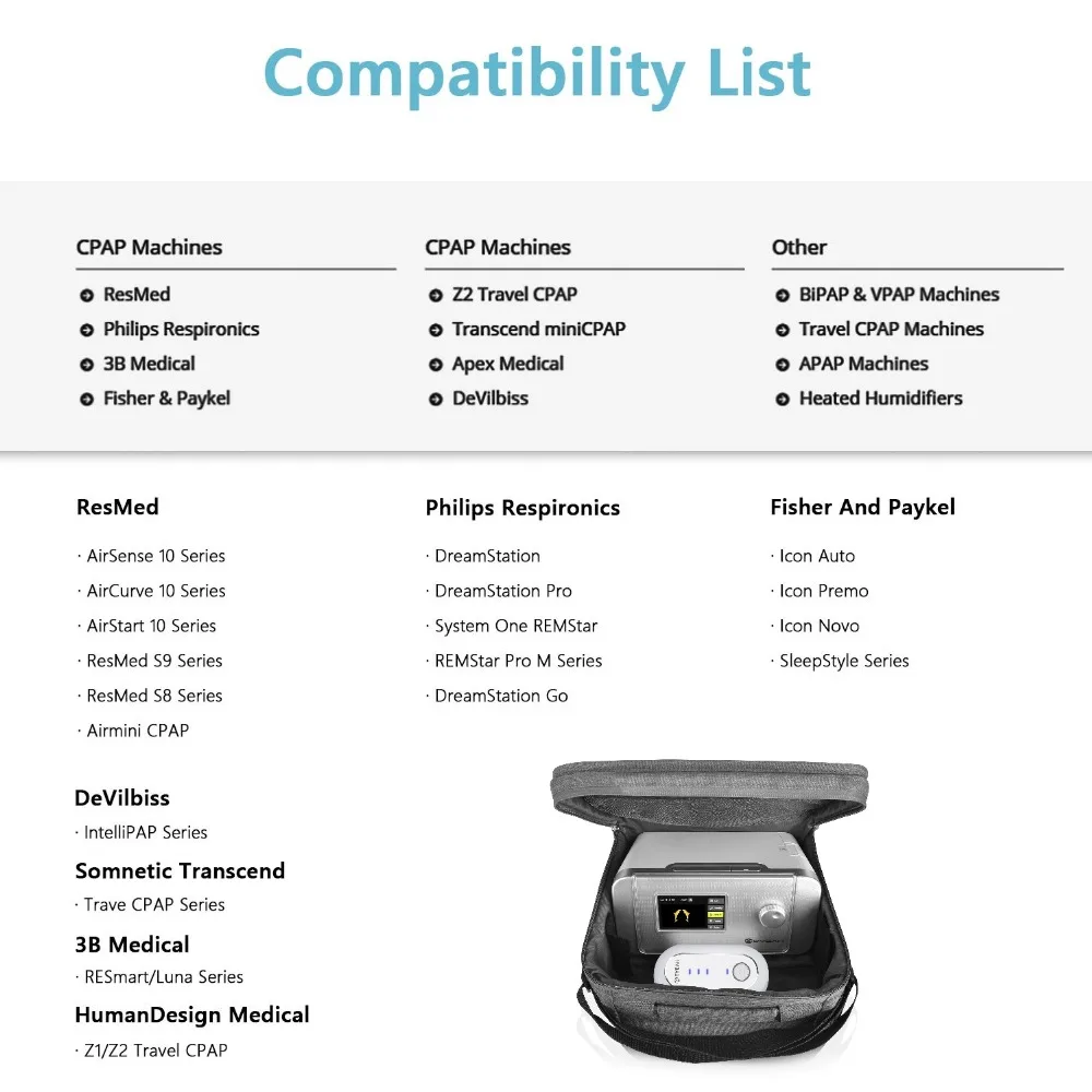MOYEAH CPAP очиститель дезинфицирующее средство с герметичной сумкой стерилизатора и адаптером с подогревом для Cpap машины маска шланг очистки