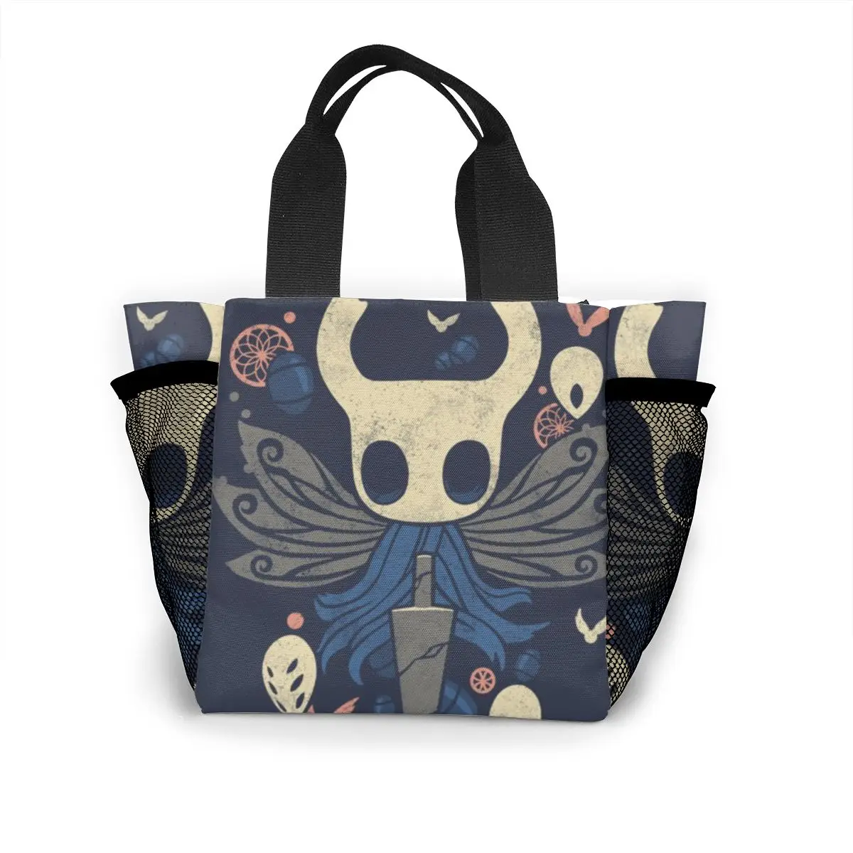 

Hollow Knight Lunch Bag Keep Warm Shopping Bag Large Capacity Unisex