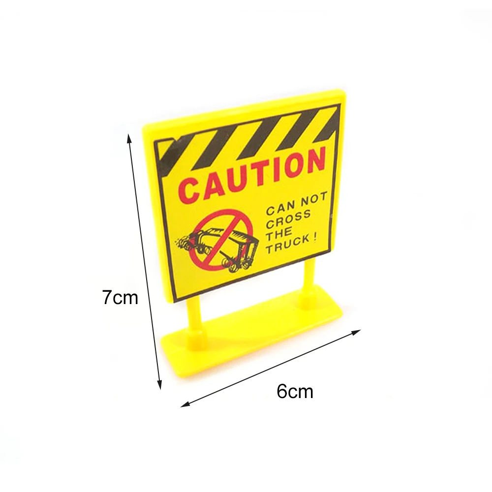 New Arrival 10 Pcs Traffic Signage Model Road Signs Toys Engineering DIY Mini Dropshipping | Игрушки и хобби