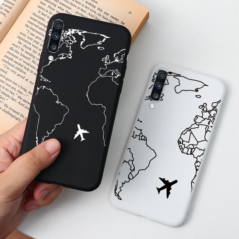 Чехол для Samsung Galaxy A70 мягкий силиконовый чехол 6 7 дюйма с динозавром и цветком A 70 a70