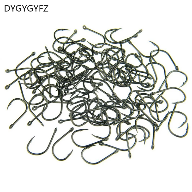 DYGYGYFZ крючок для рыбы из высокоуглеродистой стали Колючая 100 шт. 3 # 15 серия