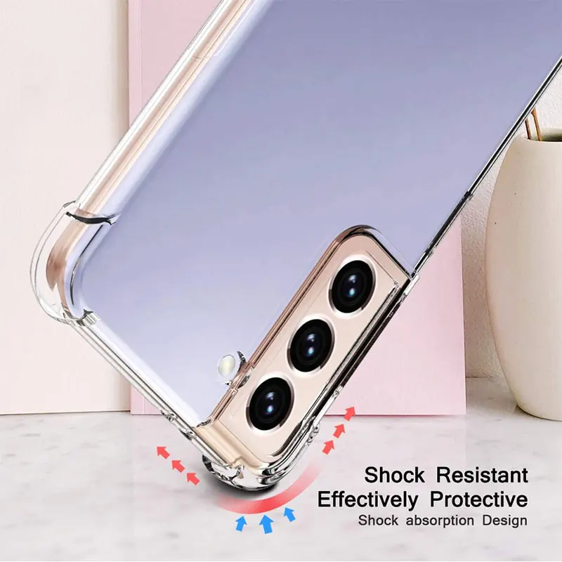 Luxury Shockproof Silicone Case For Samsung Galaxy S21 Ultra Plus Case S20 Fe Ultra S10 S9 Plus Note 20 Case Silicone Back Cover
