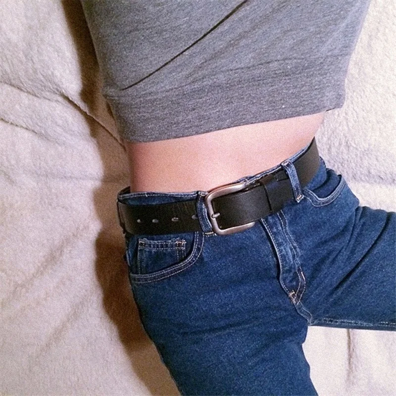 Джинсы женские с высокой талией классические брюки из денима в винтажном стиле