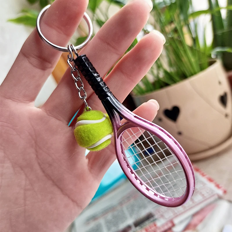 

padel racket accessories tennis balls padel racket fidget toys pakket tennis training raqueta tenis Keychain decoration gift