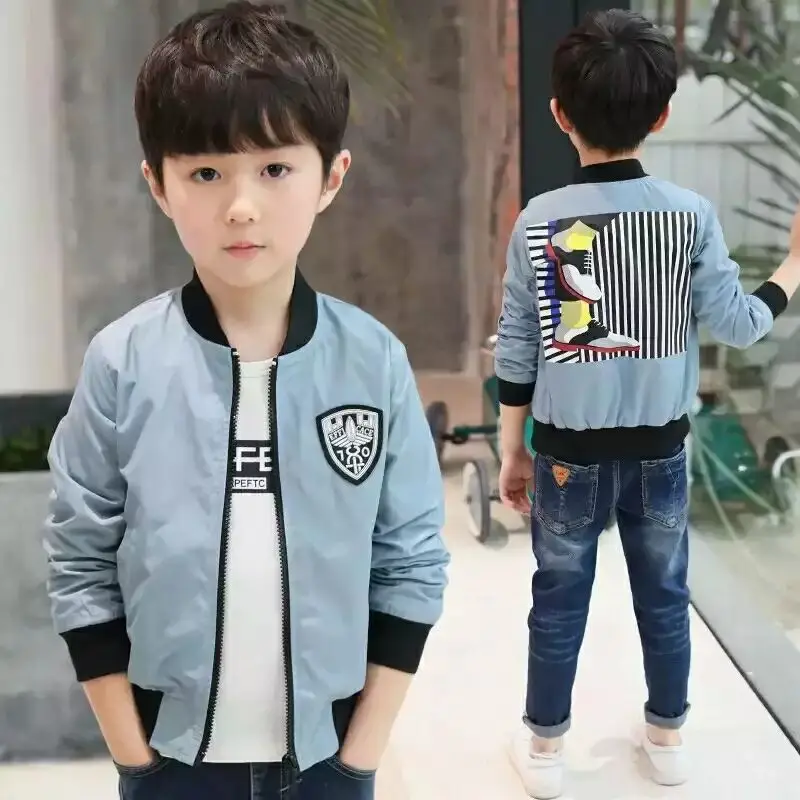 Модная кожаная куртка для мальчиков флисовая пальто манто гаркон детская