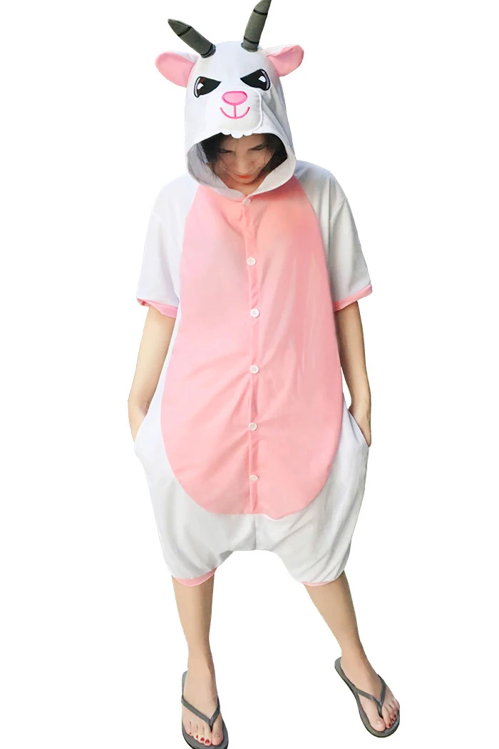 Новинка Женские пижамы с изображением козы и овечки Костюмы для костюмированной