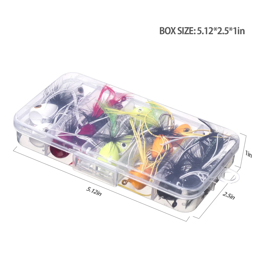 Воблеры для насекомых DONQL 15 шт. приманки ловли нахлыстом с заточенным крючком