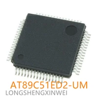 1pcs new original at89c51ed2 um at89c51ed2 qfp64 microcontroller