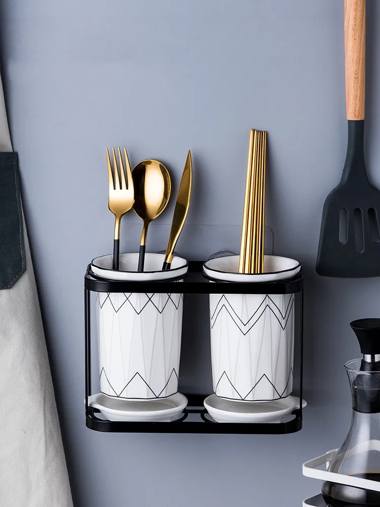 Керамическая ложка с мраморной текстурой столовые приборы палочки для еды