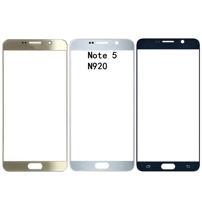 Для Samsung Galaxy Note 1 2 3 4 5 N7000 N7100 N900 N910 N920 Note4 Note5 передняя внешняя стеклянная линза