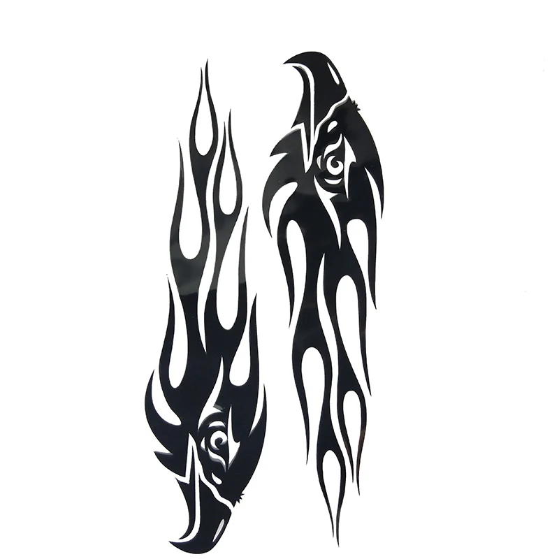 

Car Stickers Decor Motorcycle Decals Funny flame Vinyl Decorative Accessories Waterproof PVC,20cmx6cm