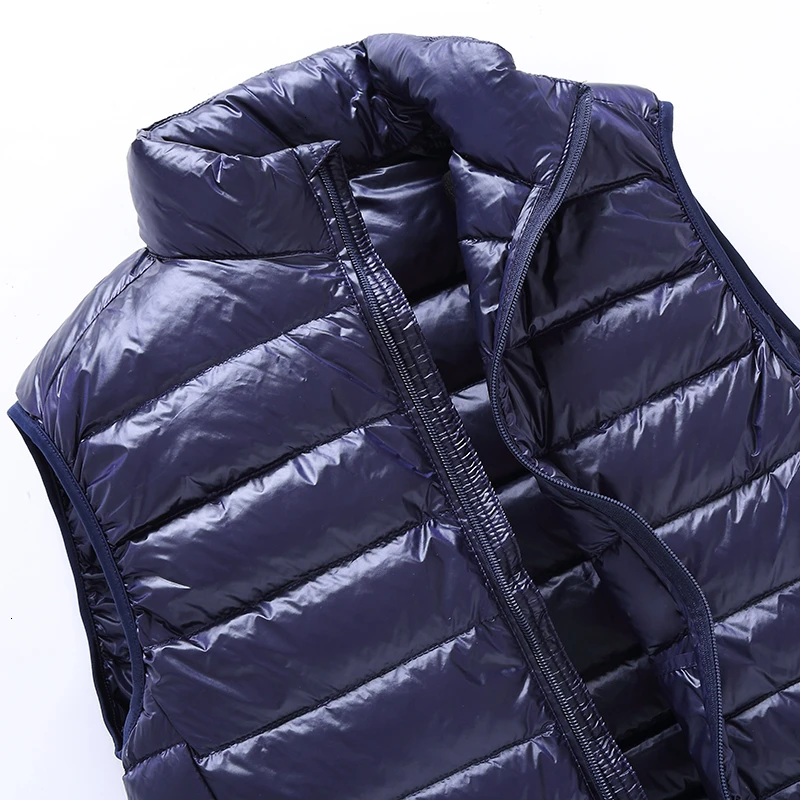 Модный жилет размера плюс 10XL 9XL 8XL ультра светильник безрукавка для мужчин