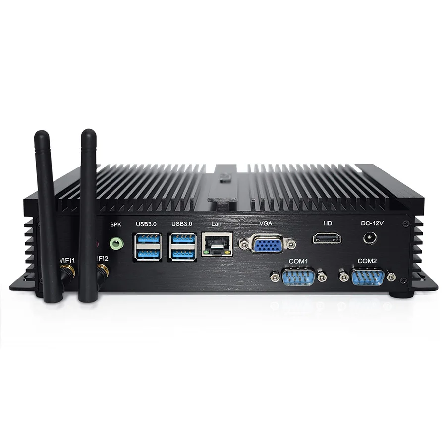 Intel USFF Core i7 4500U Celeron 1007U промышленный компьютер i5 5250u безвентиляторный мини ПК windows rs232 Core i5 7200U тонкий клиент