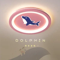 new childrens room ceiling lamp cartoon ceiling lamp led simple modern bedroom lamp creative dolphin room decor lamp fixtures