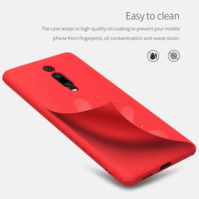 Для Red mi K20 Pro чехол NILLKIN силиконовая гладкая защитная задняя крышка для Red mi K20 mi 9t mi 9t Pro Чехол 6,39 Funda роскошный