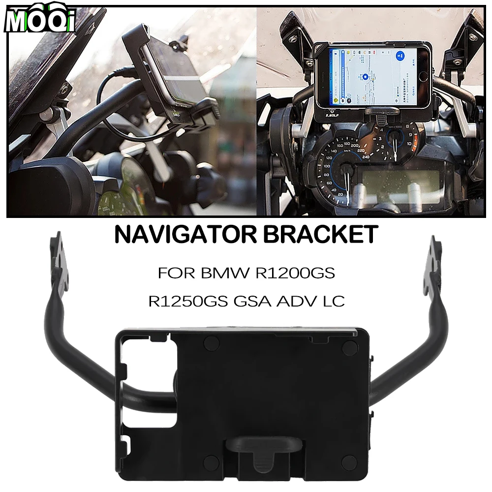 

Motorcycle Mobile Phone GPS Navigation Handlebar Holder Support Bracket For BMW R1250GS R1200GS R1200 GS GSA ADV LC R 1200 Adv