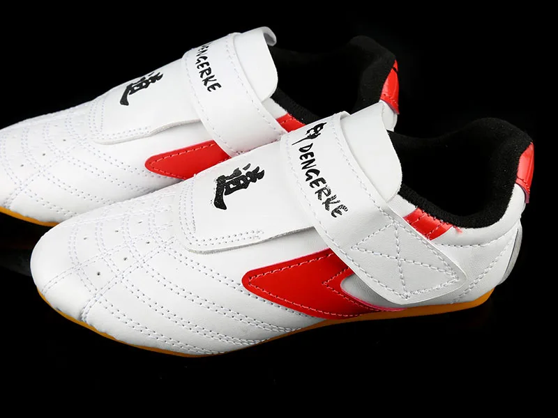 Дышащие детские туфли для тхэквондо обувь боевых искусств карате кунг фу белая