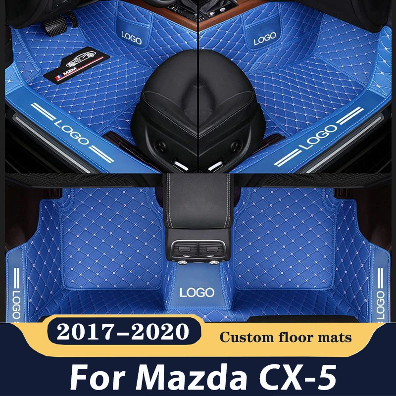 Кожаный коврик автомобильные аксессуары автомобильный напольный для Mazda CX-5 CX5 MK2