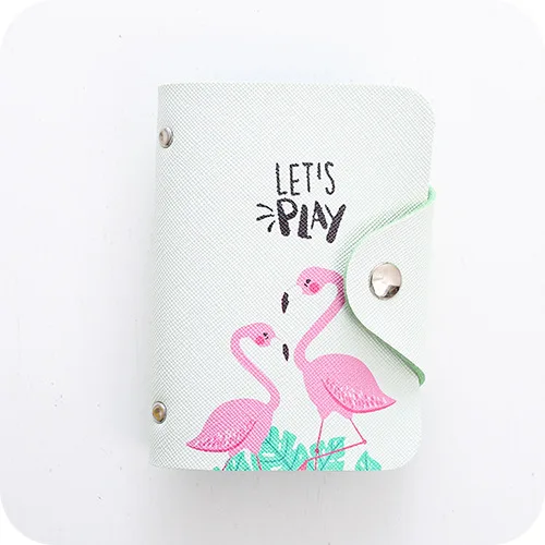 Кожаный чехол для кредитных карт с милым мультяшным рисунком удостоверения