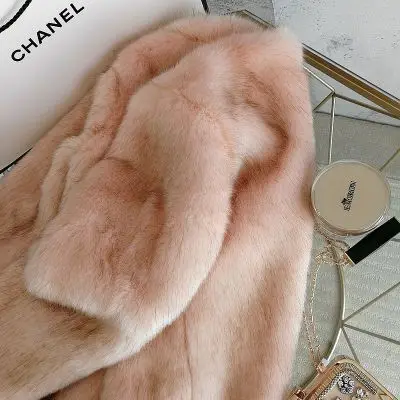 MESHARE New Style High-end Fashion Women Faux Fur Coat S1