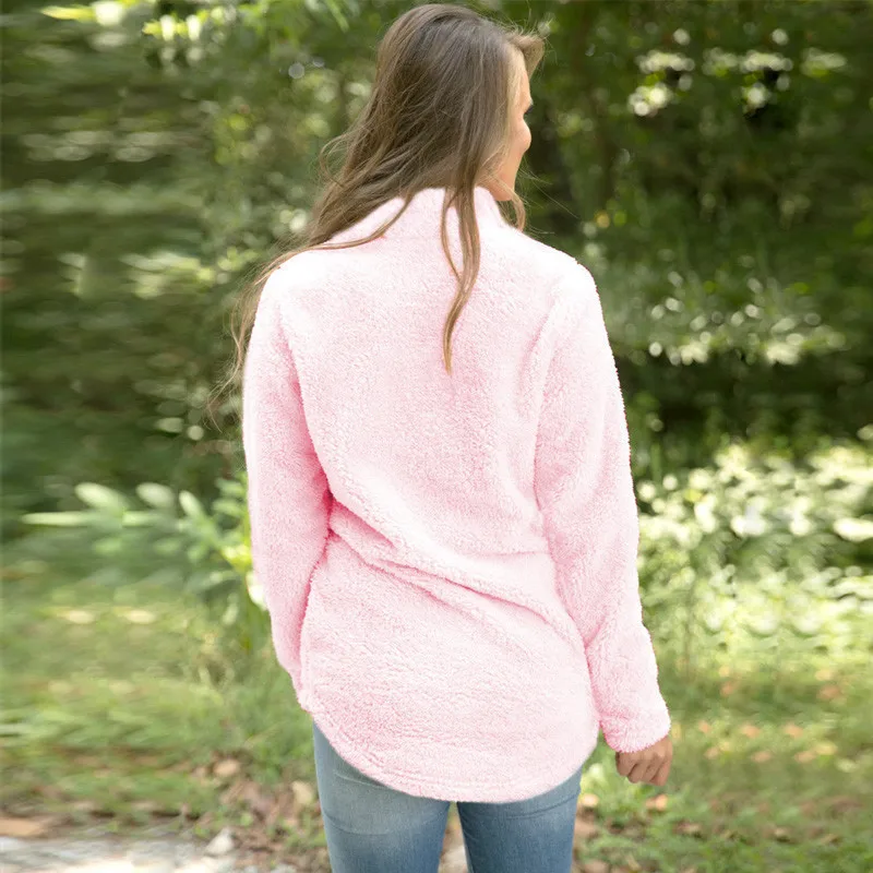 Пуловер для женщин зима осень флисовая толстовка с капюшоном оверсайз v образным