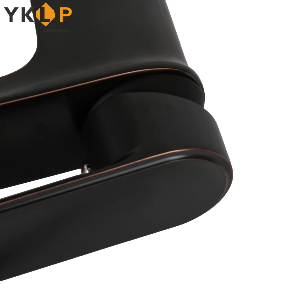 

Matte Black Basin Sink Faucet Single Lever Hot Cold Water Tap Deck Mounted Brass Bathroom Mixers Single Hole Tap