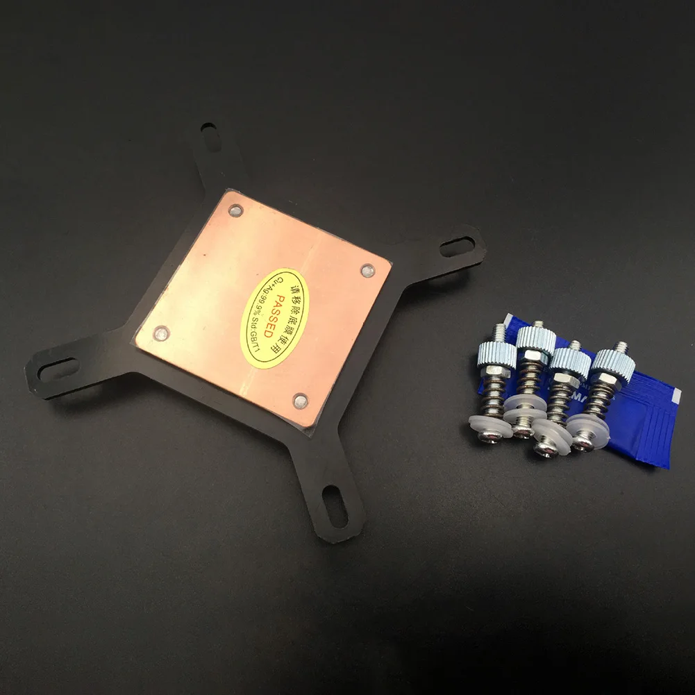 ПК акриловая крышка Медная база водяного охлаждения блок радиатора Бизнес офис