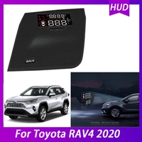 car head up hd display hud for toyota rav4 2020 electronic accessories safe driving screen alarm system projector windshield