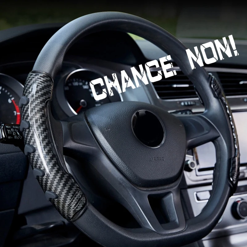

Non-Slip Steering Wheel Cover Booster Without Spinner for Universal Auto Car 15 Inch Steering Wheel