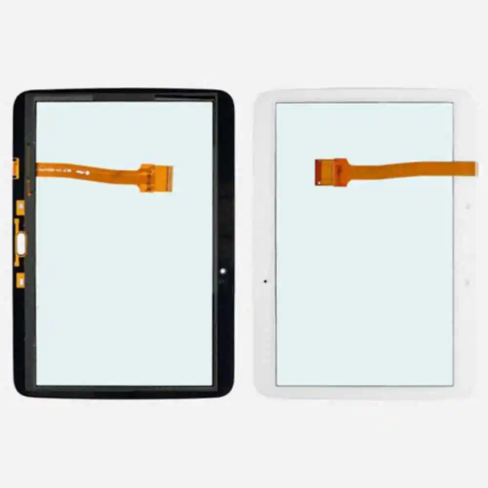 Digitador da Tela de Toque 10.1 para Samsung Galaxy P5200 Gt-p5210 P5210 Frente Painel Sensor Vidro Preto – Branco Tab 3 10.1 Gt-p5200