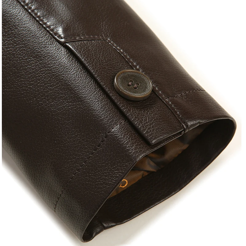 

European Appear Mens Leather Suit Jackets Big and Tall Mens Natural Leather Coats Free Shipping Mens Outer Wear Clothing C559