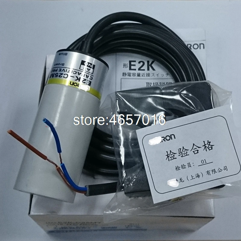 

E2K-C25MF2 E2K-C25ME2 Omron Capacitive Proximity Switch Sensor with Adjustable Sensitivity New High -Quality