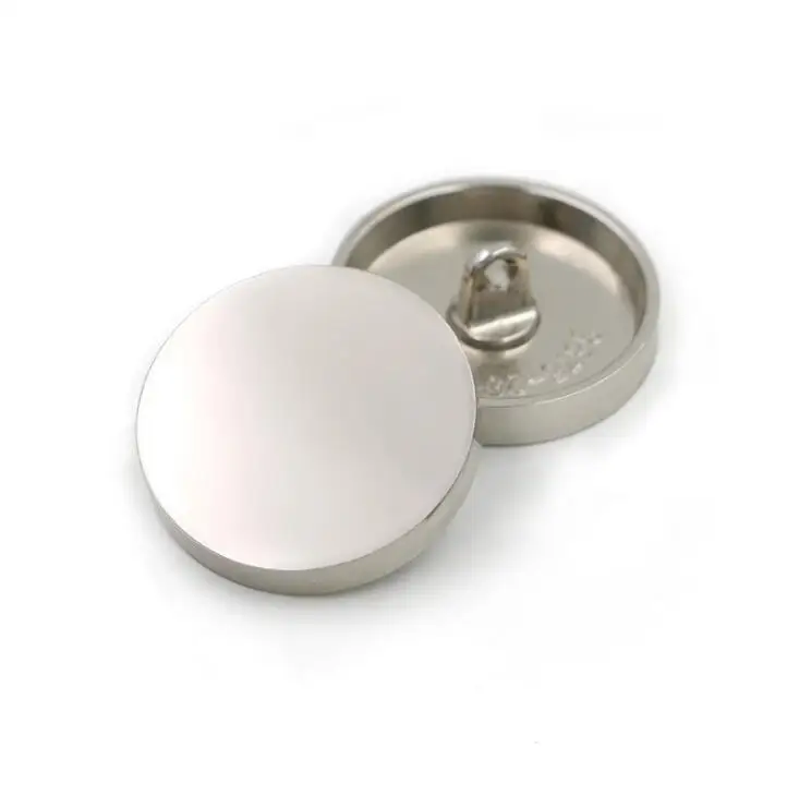 10 шт./лот металлические пуговицы аксессуары для одежды плоская Золотая пуговица