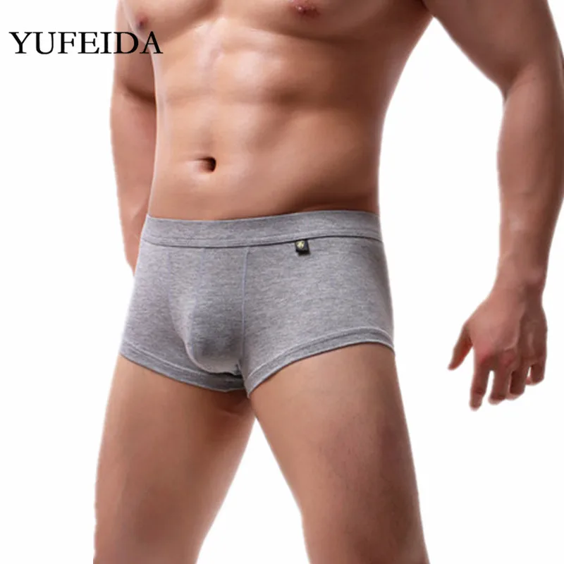 Мужское нижнее белье боксерские шорты для геев сексуальные u образные Трусы из