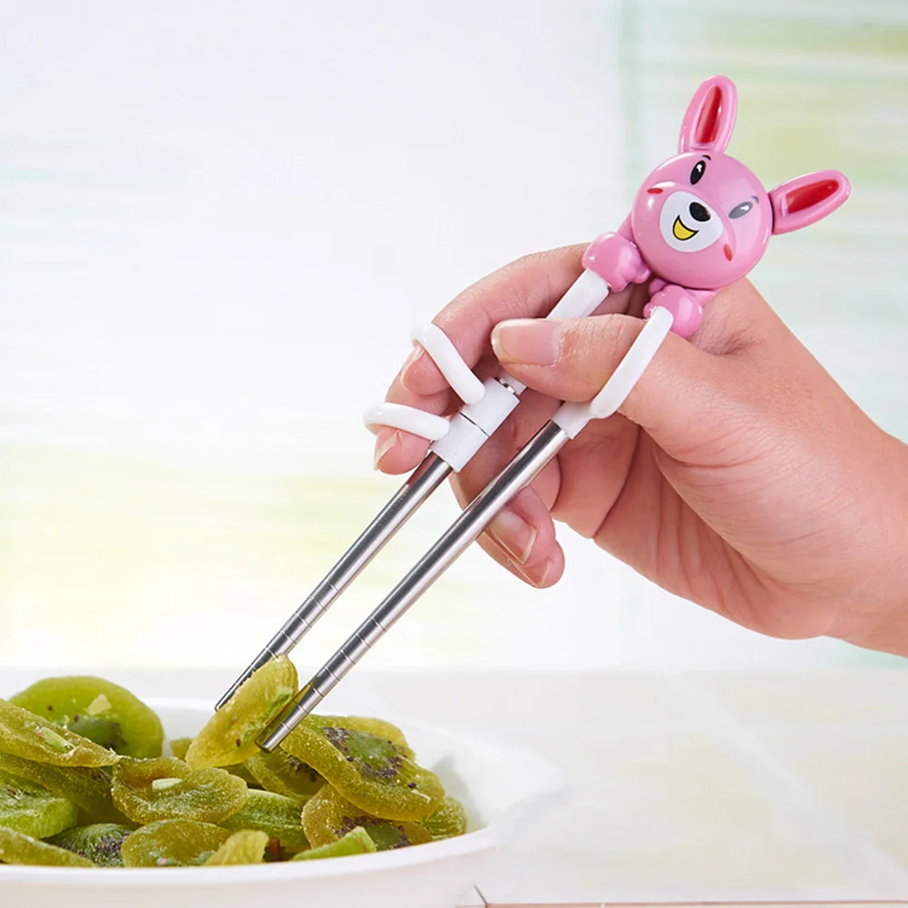 1 пара милых мультяшных обучающих палочек для еды детей и взрослых начинающих