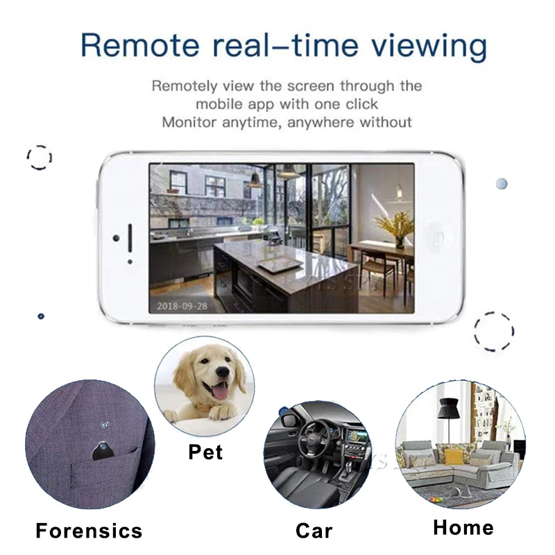 1080P Wifi Mini Camera Espia Water Droplets Style Magnetic Night Vision Motion Sensor HD Video Micro Cam Support Hidden TF Card |