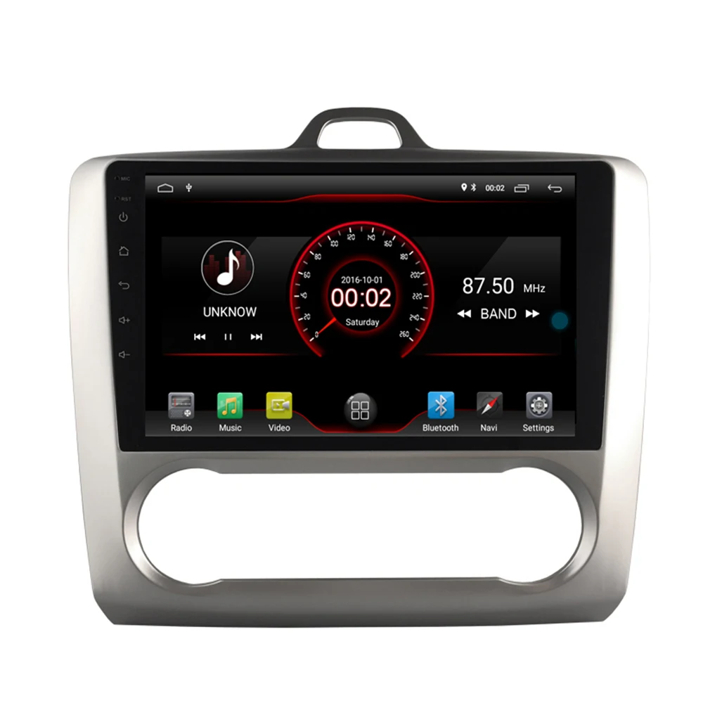 9 &quot2.5D автомобильный DVD мультимедийный плеер для ford FOCUS 2005 2011 Авто ac 2din Android 10 радио