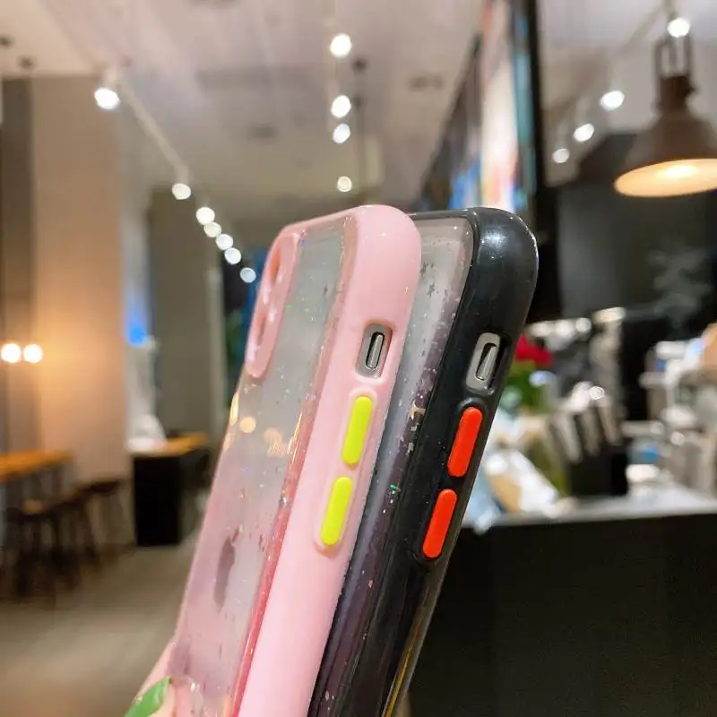 

Fashion Crossbody Strap Lanyard Phone Case For iPhone 11 Pro X XS XR Max 7 8 6 12 Plus SE 2020 Gradient Star Sequins Phone Cover