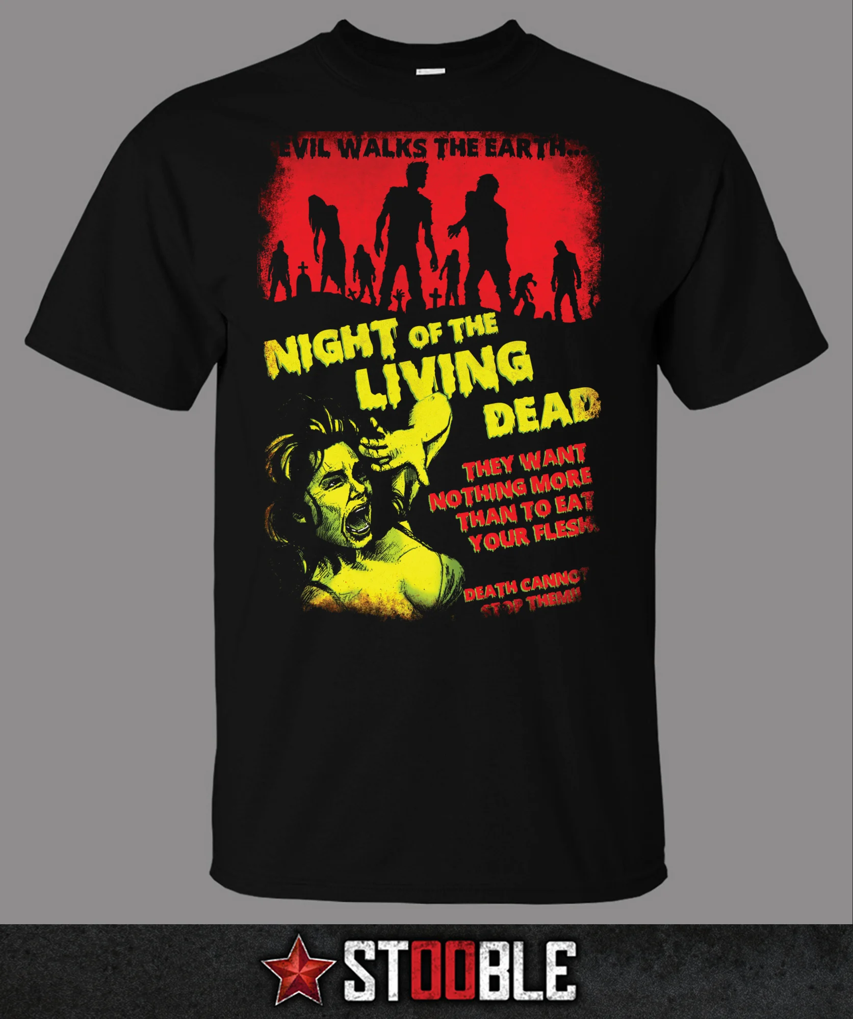 

2021 Night of The Living Dead T-Shirt Direct From Stockist New Arrival Men Tees Casual Boy T-Shirts Tops Summer Women Tops Tees