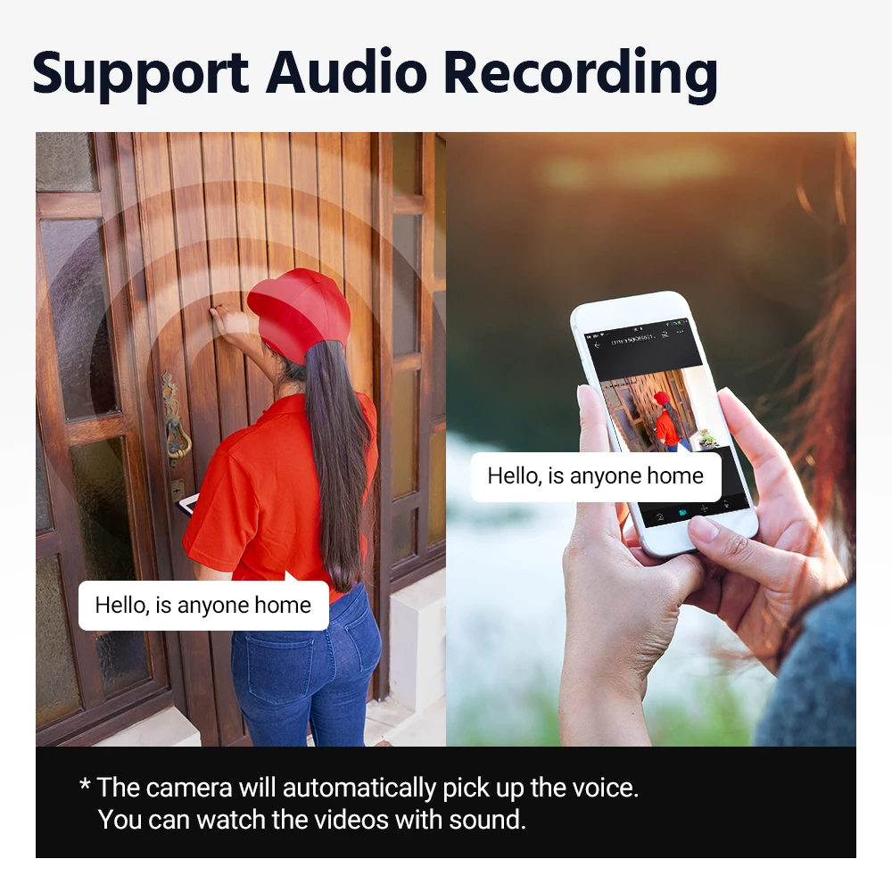 Камера видеонаблюдения ANNKE 4K уличная и комнатная Антивандальная камера с записью