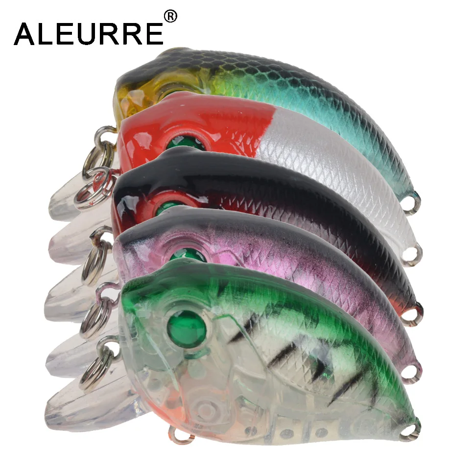 

Peche Crank Fishing Lures Wobblers Crankbaits Artificial Plastic Hard Baits for Carp Fishing With BKB Hooks Pesca Isca 45mm 8g