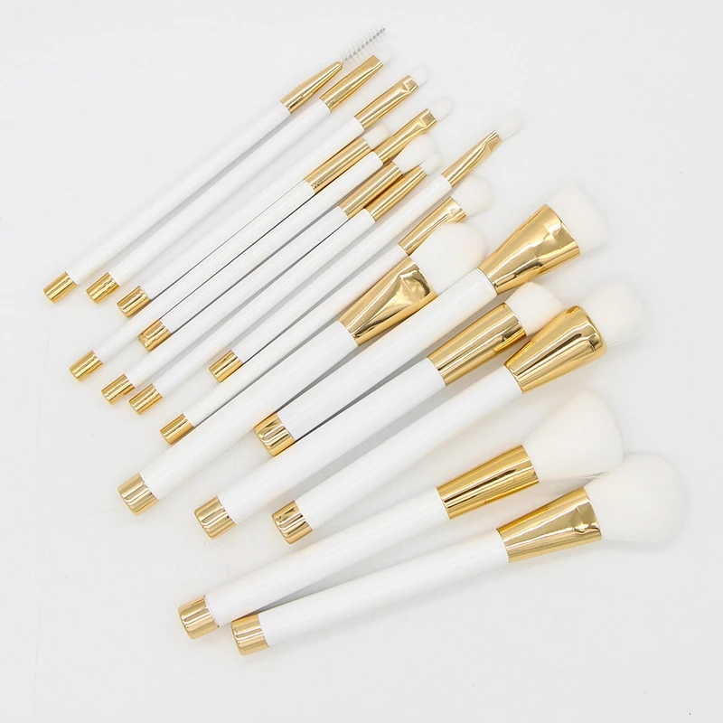 

15Pcs Makeup Brushes Set Eyes Make Up Brush Eyelash Eyeshadow Eyebrow Eyeliner Foundation Powder Blush Lips Brush