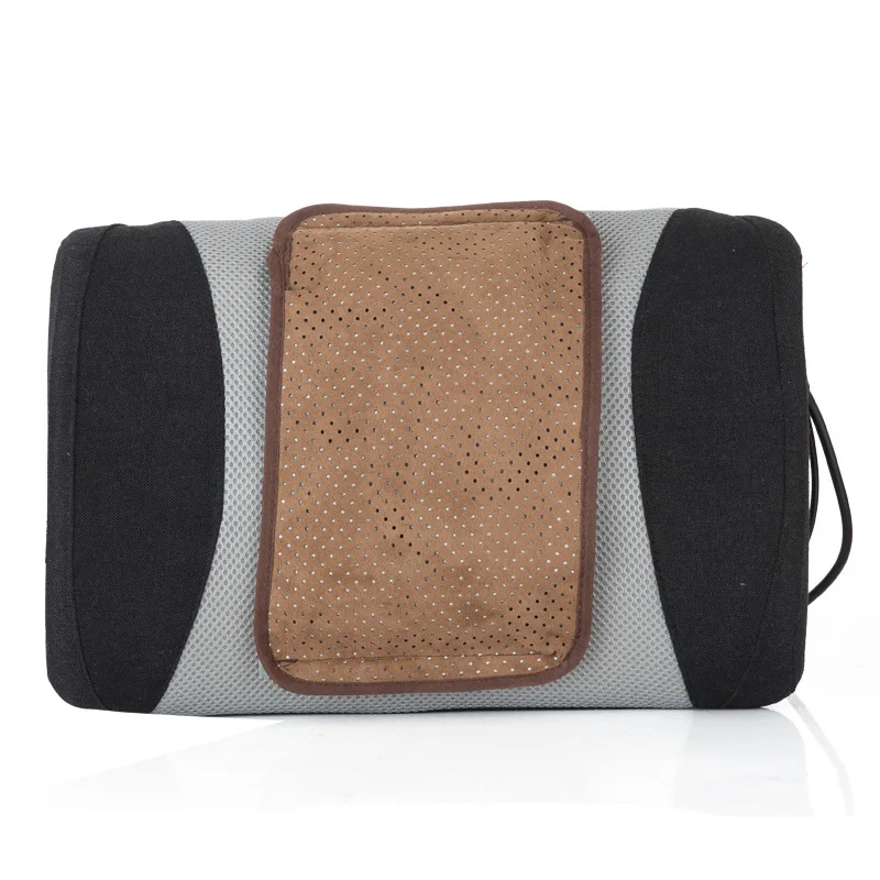 Электрический Вибрационный автомобильный массажер поясничная Подушка для спины