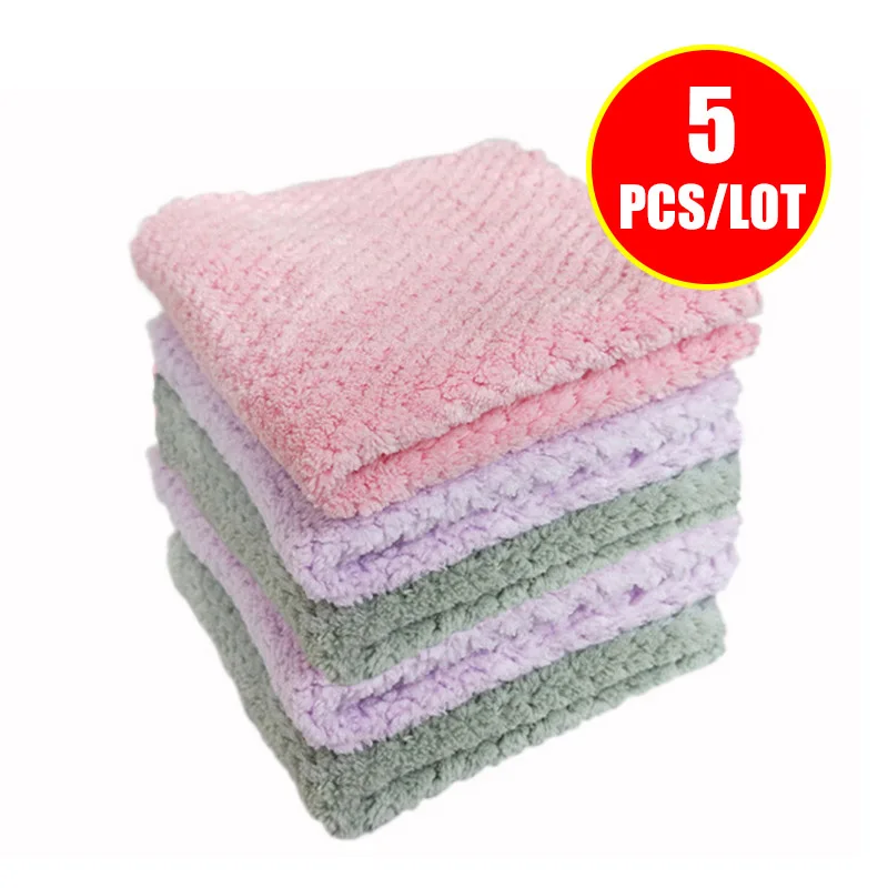 Microfiber Cloth Восточные высококачественные кухонные чистящие средства, моющие полотенца, тряпки, губка, микрофибра, ткань для чистки посуды - Цвет: Microfiber Cloth