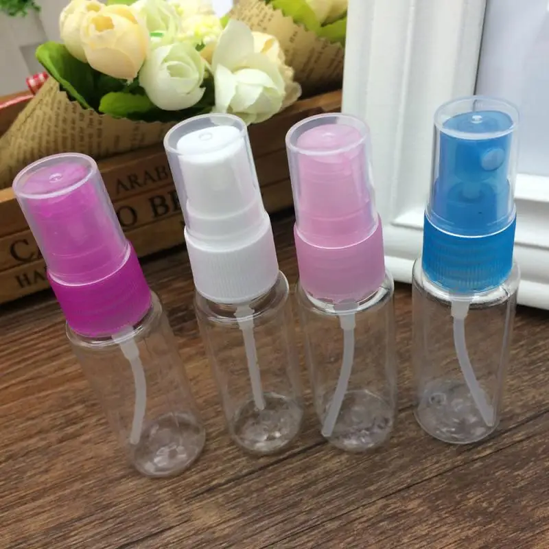 

50/100/200Pcs 20ml Portable Travel Transparent Plastic Perfume Atomizer Refillable Bottle Empty Spray Bottle Makeup Tool