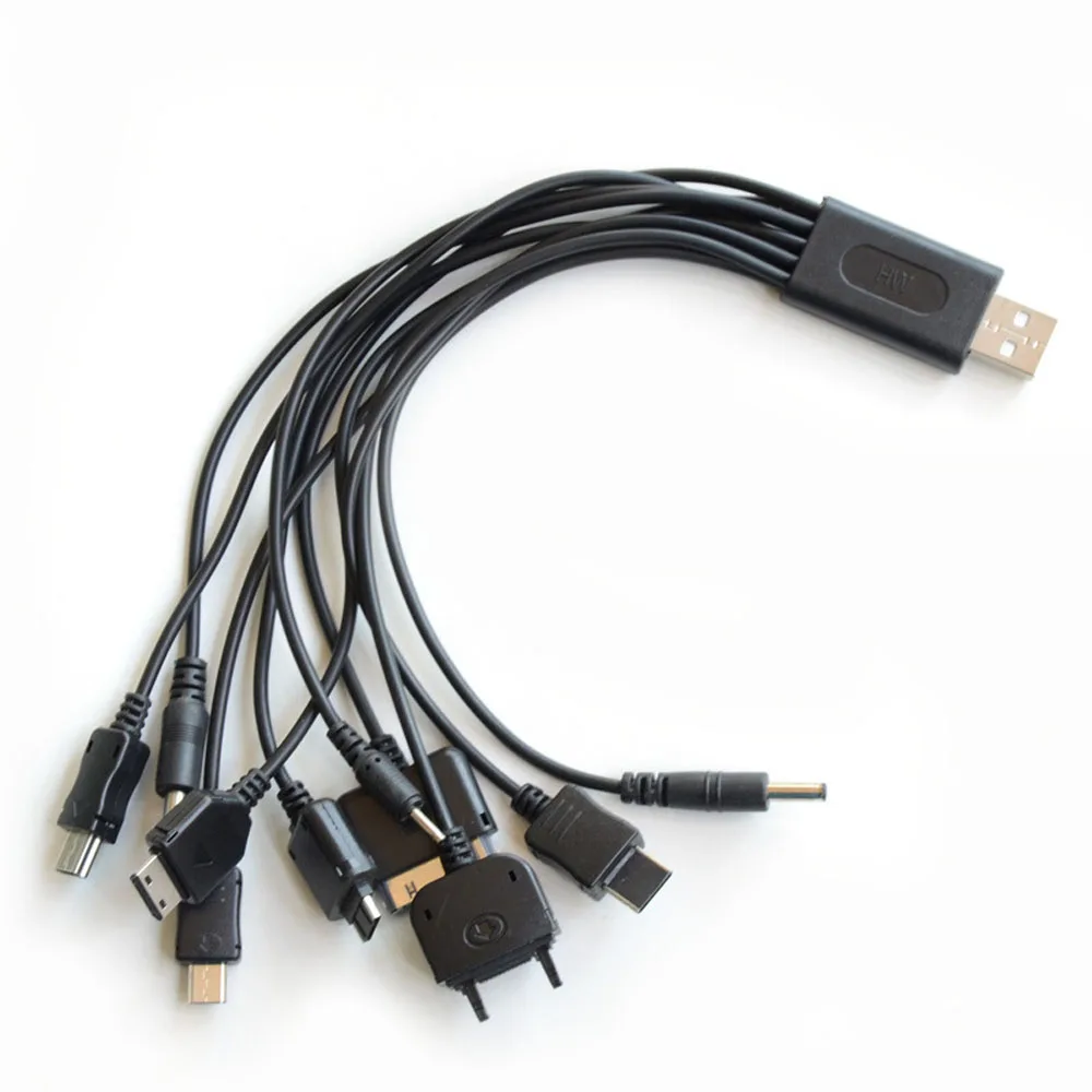 10 in1 Multifunctional USB Data Transfer Cable for iPod Motorola Nokia Samsung LG Sony Ericsson Consumer Electronics Cables|Кабели для