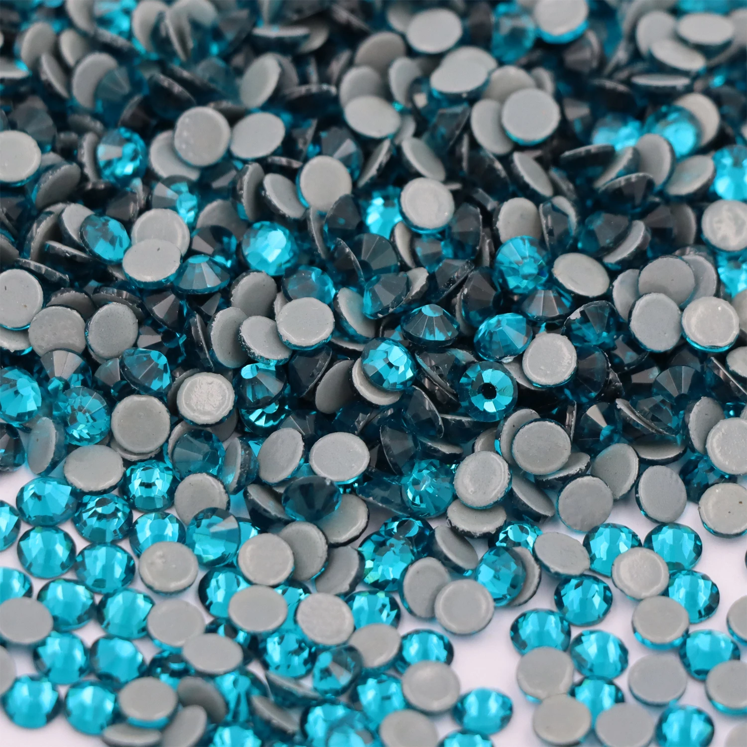 Малахит Синий Циркон железо стразы горячей фиксации Стразы Темный Аквамарин