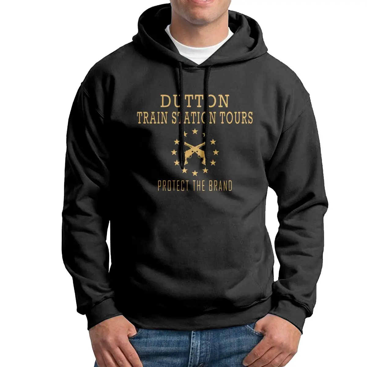 

Men's Hooded Sweatshirts Dutton Train Station Tours 100% Cotton Printing Streetwear Hoodies Hoodie Shirt